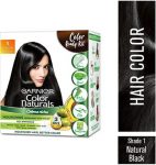 Garnier Color Naturals Crme Hair Color, Shade 1 Natural Black, 70Ml + 60G + Coloring Tools , Natural Black