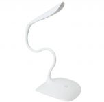 Holiday Touch Control Led Table Lamp Rechargeable & Flexible With Three Power Options Study Lamp(40 Cm, White)