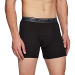 Jockey Men’S Super Combed Cotton Rib Fabric Boxer Briefs With Front Fly, Ultrasoft And Durable Waistband (Pack Of 2) 8009_Brown_L