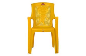 Prima Baby Plastic Chair 114 Strong Durable And Comfortable With Backrest For | Kids | Study | Play | For Home/School/Dining For 2 To 6 Years Age