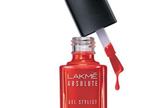 Lakmé Absolute Gel Stylist Nail Color, Tomato Tango, 12Ml