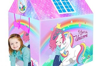 Webby Unicorn Kids Play Tent House For Girls And Boys Toy Home