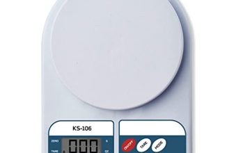 Beatxp Kitchen Scale Multipurpose Portable Electronic Digital Weighing Scale | Weight Machine With Back Light Lcd Display | White |10 Kg | 2 Year Warranty |