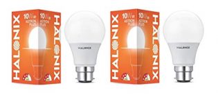 Halonix B22 10-Watt Led Round Astron Plus Bulbs (White) – Pack Of 2