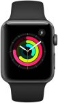Apple Watch Series 3 (Gps, 38Mm) – Space Grey Aluminium Case With Black Sport Band(Black Strap, Regular)