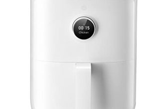 Xiaomi Smart Air Fryer 3.5L | New Launch 2022 | Oled Display | 8 Preset |Defrosting|Dehydrate |Yoghurt Making |App & Google Assistant Voice Control | Less Fat |1500 W | Cloud Recipes