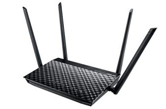 Asus Rt-Ac750L Dual Band 750Mbps (10/100 Mbps) Router, Black