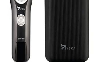Syska Tp7526 Combos – Ht750 90Mins Run Time Beard Trimmer (Black Silver) And 10000 Mah Power Bank (10 W, Fast Charging) (Black, Lithium Polymer)