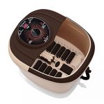 Lifelong Llm405 Foot Spa Massager With Manual Rollers, Digital Panel, Bubble Bath & Water Heating Technology For Pedicure, Pain Relief & Foot Care (1 Year Warranty)