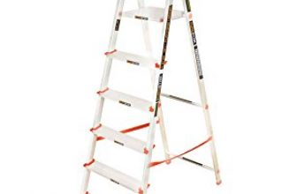Eurostar 108 Aluminum 7-Step + Platform Ladder (Silver)