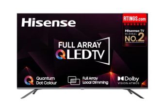 Hisense 139 Cm (55 Inches) 4K Ultra Hd Smart Certified Android Qled Tv 55U6G (Metal Gray)