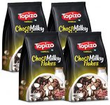 Topizo Cereal Choco Milky Flakes (Zero Cholesterol Duet Chocos Vanilla Chocos) Pack Of 4, 800G