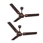 Havells Andria 1200Mm Dust Resistant Ceiling Fan (Espresso Brown, Pack Of 2)