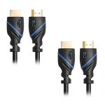 C&E 4K Hdmi Cable 10Ft, Hdmi Cable Support 4K@30Hz, 10.2 Gbps, Support Ethernet, Dolby Vision, Earc Compatible With Apple Tv, Nintendo Switch, Roku, Xbox, Ps4, Projector-3M (2 Pack)