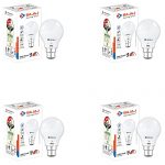 Bajaj 830418-Pk4 Plus Led Lamp 9W Cool Daylight B22 (Pack Of 4, White, Medium)
