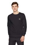 Qube By Fort Collins Men’S Cotton Round Neck Sweatshirt (929250 Smu_Anthra_Xl_Anthra_Xl)
