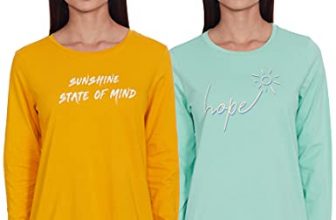 Amazon Brand – Eden & Ivy Women’S Pyjama Bottom Pajama Top (Ei-Aw20Tspack01-Somm-12_Multicolor 1_Xs