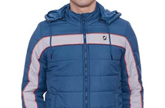 Amazon Brand – House & Shields Men’S Quilted Warm Jacket For Winter (Aw21-Hs-Qb-16_Teal_2Xl)