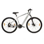 Hero Lectro C4E 700C Single Speed City Hybrid Electric Cycle | 5.8 Ah Ip67 Rated Battery | Front Suspension With Dual Disc Brakes | Grey | Ideal Age 12+ Years For Men And Women | 95% Pre-Assembled