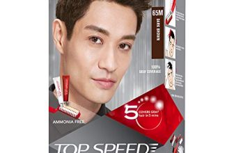 Revlon Top Speed Hair Color, 180G – Dark Brown 65M (Pack Of 1)