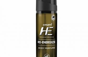 He Re-Energize Body Perfume For Men | Long Lasting | Re Freshing| Woody, Aromatic & Spicy Notes | 120Ml