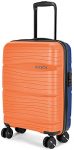 Nasher Miles Nicobar Hard-Sided Polypropylene Cabin Luggage Orange And Blue 20 Inch |55Cm Trolley Bag