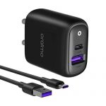 Oraimo 22.5W Usb C Wall Charger 2 Port Fast Charger With 18W Usb-C Power Adapter Foldable Plug Compatible For Iphone 13/13 Mini/13 Pro Max/12/12 Pro Max, Ipad Mini/Pro, Pixel, Galaxy, Airpods Pro