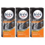Veet Hair Removal Cream For Men, Normal Skin – 50G Each (Pack Of 3)