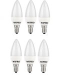 Wipro Garnet Base E14 3-Watt Led Bulb (Yellow) – Pack Of 6