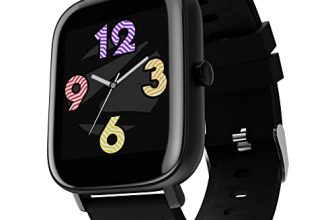 Zebronics Fit180Ch Smart Watch, Ip68 Waterproof, 12 Sports Modes, 1.39″ (3.55Cm) Display, Unisex Design, Heart Rate, Spo2, Bp, Sms Text Call Notifications And Customizable Watch Faces (Black)