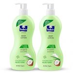 Parachute Advansed All Day Aloe Body Lotion With Coconut Milk & Aloe Vera, 100% Natural Moisturisers, (Pack Of 2)
