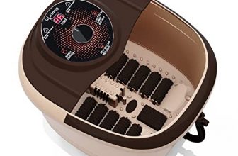 Lifelong Llm405 Foot Spa Massager With Manual Rollers, Bubble Bath & Water Heating Technology For Pedicure, Pain Relief & Foot Care (1 Year Warranty)