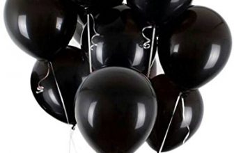 Yns Crafts Stock ®Metallic Premium Party & Celebration Black Balloon- Pack Of 75