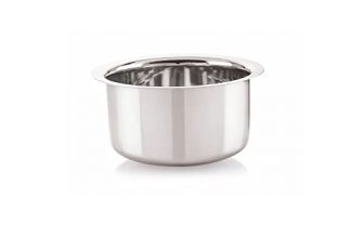 Neelam Stainless Steel 9 22G Round Bottom Tope, 750 Ml, Silver