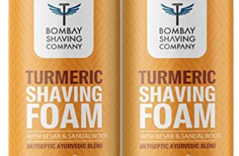 Bombay Shaving Company Turmeric Shaving Foam (Pack Of 2),266 Ml (33% Extra) With Turmeric & Sandalwood