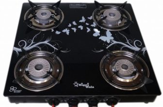 Sigri-Wala 4 Burner Tornado Delux Design Glass Manual Gas Stove(4 Burners)