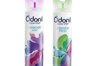 Odonil Air Freshener Spray For Home And Office – Lavender Mist And Jasmine Fresh (Pack Of 2, 220Ml Each) | Long-Lasting Fragrance