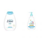 Baby Dove Rich Moisture Nourishing Baby Lotion, 400Ml & Rich Moisture Hair To Toe Baby Wash, 400 Ml Combo