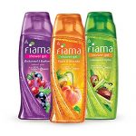 Fiama Shower Gel Blackcurrant & Bearberry 250Ml, Fiama Shower Gel Peach & Avocado 250Ml, Fiama Shower Gel Lemongrass & Jojoba 250Ml Celebration Pack For Moisturized Skin (Combo Of 3 Bodywash)