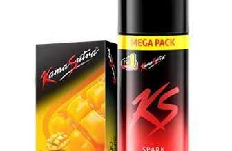 Kamasutra Spark Deodorant Mega Pack 220 Ml And Mango Flavoured Condoms 10 Count
