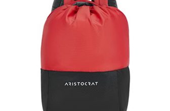 Aristocrat Draw-Pack 15L Unisex Red Laptop Bags