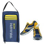 Gowin Nx-2 Black/Grey Size-6 With Triumph Shoe Carry Bag Ace Kb-802 Navy/Yellow