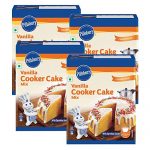 Pillsbury Cooker Cake Mix, Vanilla, 159 Gm X Pack Of 4, 636 Gm