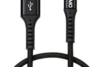 Amazon Brand – Solimo Fast Charging Braided Micro Usb Data Cable, Suitable For All Supported Mobile Phones (2 Meter, Black)