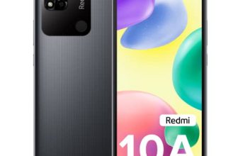Redmi 10A (Charcoal Black, 4Gb Ram, 64Gb Storage) | 2 Ghz Octa Core Helio G25 | 5000 Mah Battery | Finger Print Sensor | Upto 5Gb Ram With Ram Booster