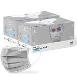 Careview Cv2920, Sitra Approved, 3 Ply Colored Disposable Surgical Mask With Built In Metal Nose Pin And 1 Melt Blown Layer (Pack Of 100, Grey) (Cv2920-Coloured)