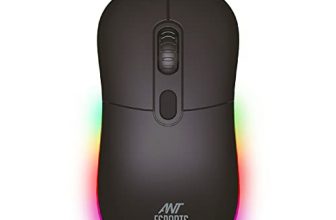 Ant Esports Gm40 Wired Optical Gaming Mouse With Rgb Led, Lightweight And Ergonomic Design, Dpi Upto 2400, Compatible With Windows And Mac
