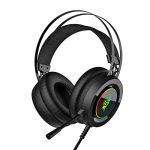Redgear Cloak Wired Rgb Wired Over Ear Gaming Headphones With Mic For Pc