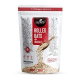 Neuherbs Natural Rolled Oats 400 G For Weight Loss With Omega-3 | Whole Grain, Breakfast Cereal & Gluten Free