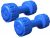 Starx Plastic Xpvc Dumbbell Set, Adult 1Kg, Set Of 2 (Blue)